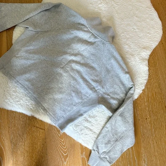 Express Gray Zip Sweater - Picture 2 of 5